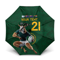 South Africa Rugby Custom Umbrella Glory Be To Springboks - Wonder Print Shop