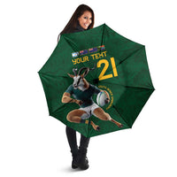 South Africa Rugby Custom Umbrella Glory Be To Springboks - Wonder Print Shop