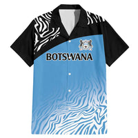 Botswana Cricket Custom Family Matching Mermaid Dress and Hawaiian Shirt Baggy Blues Zebra Skins Pattern - Wonder Print Shop