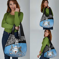 Botswana Cricket Custom Grocery Bag Baggy Blues Zebra Skins Pattern - Wonder Print Shop