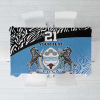 Botswana Cricket Custom Tablecloth Baggy Blues Zebra Skins Pattern - Wonder Print Shop