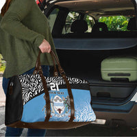 Botswana Cricket Custom Travel Bag Baggy Blues Zebra Skins Pattern - Wonder Print Shop