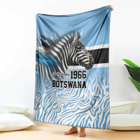 Botswana Independence Day 1966 Blanket Tribal Zebra Skins Pattern - Wonder Print Shop