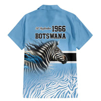 Botswana Independence Day 1966 Family Matching Mermaid Dress and Hawaiian Shirt Tribal Zebra Skins Pattern - Wonder Print Shop