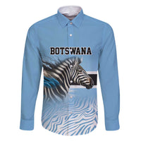 Botswana Independence Day 1966 Family Matching Off Shoulder Maxi Dress and Hawaiian Shirt Tribal Zebra Skins Pattern - Wonder Print Shop