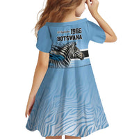 Botswana Independence Day 1966 Family Matching Summer Maxi Dress and Hawaiian Shirt Tribal Zebra Skins Pattern - Wonder Print Shop