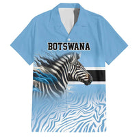 Botswana Independence Day 1966 Family Matching Tank Maxi Dress and Hawaiian Shirt Tribal Zebra Skins Pattern - Wonder Print Shop