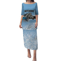 Botswana Independence Day 1966 Puletasi Tribal Zebra Skins Pattern - Wonder Print Shop