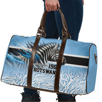 Botswana Independence Day 1966 Travel Bag Tribal Zebra Skins Pattern - Wonder Print Shop