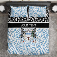Botswana Personalized Bedding Set Zebra Skins Pattern - Wonder Print Shop