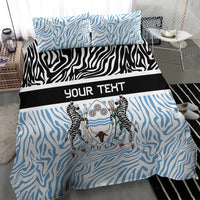 Botswana Personalized Bedding Set Zebra Skins Pattern - Wonder Print Shop