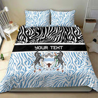 Botswana Personalized Bedding Set Zebra Skins Pattern - Wonder Print Shop