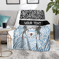 Botswana Personalized Blanket Zebra Skins Pattern - Wonder Print Shop