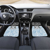 Botswana Personalized Car Mats Zebra Skins Pattern - Wonder Print Shop