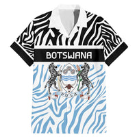 Botswana Personalized Family Matching Mermaid Dress and Hawaiian Shirt Zebra Skins Pattern - Wonder Print Shop