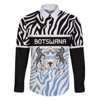 Botswana Personalized Family Matching Mermaid Dress and Hawaiian Shirt Zebra Skins Pattern - Wonder Print Shop