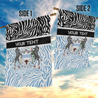 Botswana Personalized Garden Flag Zebra Skins Pattern - Wonder Print Shop