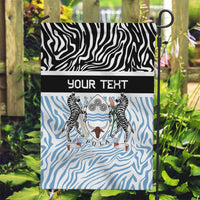 Botswana Personalized Garden Flag Zebra Skins Pattern - Wonder Print Shop