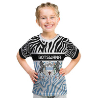 Botswana Personalized Kid T Shirt Zebra Skins Pattern - Wonder Print Shop
