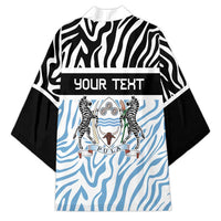 Botswana Personalized Kimono Zebra Skins Pattern - Wonder Print Shop