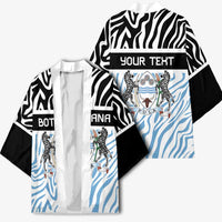 Botswana Personalized Kimono Zebra Skins Pattern - Wonder Print Shop