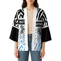 Botswana Personalized Kimono Zebra Skins Pattern - Wonder Print Shop