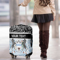 Botswana Personalized Luggage Cover Zebra Skins Pattern - Wonder Print Shop