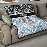 Botswana Personalized Quilt Zebra Skins Pattern - Wonder Print Shop