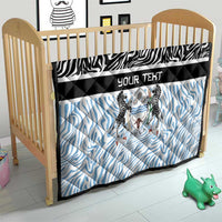 Botswana Personalized Quilt Zebra Skins Pattern - Wonder Print Shop