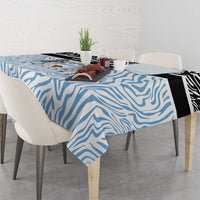 Botswana Personalized Tablecloth Zebra Skins Pattern - Wonder Print Shop