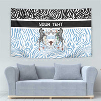 Botswana Personalized Tapestry Zebra Skins Pattern - Wonder Print Shop