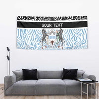Botswana Personalized Tapestry Zebra Skins Pattern - Wonder Print Shop