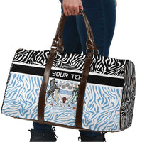 Botswana Personalized Travel Bag Zebra Skins Pattern - Wonder Print Shop