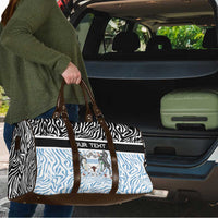 Botswana Personalized Travel Bag Zebra Skins Pattern - Wonder Print Shop