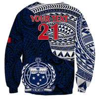 Custom Samoa Rugby Sweatshirt Proud Samoa World Cup 2023 - Wonder Print Shop