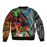 Hawaii Strong Maui Wildfire Bomber Jacket Pray For Lahaina Maui LT9 - Wonder Print Shop