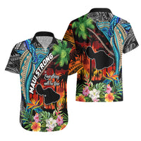 Hawaii Strong Maui Wildfire Hawaiian Shirt Pray For Lahaina Maui - Wonder Print Shop