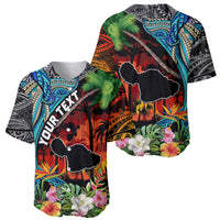 Personalised Hawaii Strong Maui Wildfire Baseball Jersey Pray For Lahaina Maui LT9 - Wonder Print Shop