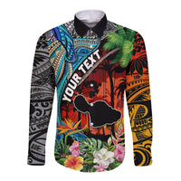 Personalised Hawaii Strong Maui Wildfire Long Sleeve Button Shirt Pray For Lahaina Maui - Wonder Print Shop