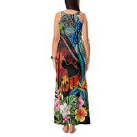 Personalised Hawaii Strong Maui Wildfire Tank Maxi Dress Pray For Lahaina Maui - Wonder Print Shop