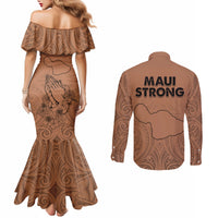 hawaii-strong-maui-wildfire-couples-matching-mermaid-dress-and-long-sleeve-button-shirts-no1