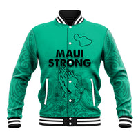 Hawaii Strong Maui Wildfire Baseball Jacket No2 LT9 - Wonder Print Shop