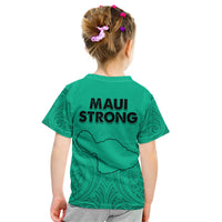 Hawaii Strong Maui Wildfire Kid T Shirt No2 - Wonder Print Shop