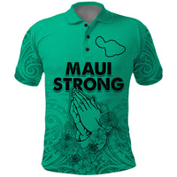 Hawaii Strong Maui Wildfire Polo Shirt No2 - Wonder Print Shop
