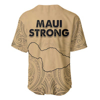 Hawaii Strong Maui Wildfire Baseball Jersey No3 LT9 - Wonder Print Shop