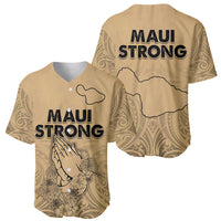 Hawaii Strong Maui Wildfire Baseball Jersey No3 LT9 - Wonder Print Shop