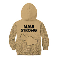 Hawaii Strong Maui Wildfire Kid Hoodie No3 - Wonder Print Shop