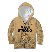 Hawaii Strong Maui Wildfire Kid Hoodie No3 - Wonder Print Shop