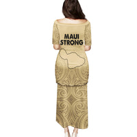 Hawaii Strong Maui Wildfire Puletasi No3 - Wonder Print Shop