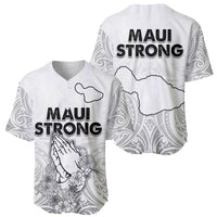 Hawaii Strong Maui Wildfire Baseball Jersey No4 LT9 - Wonder Print Shop